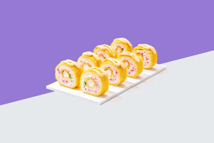 Харумаки с крабом и креветкой